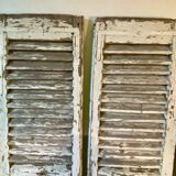 4 patinated shutters