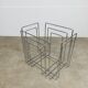 Chrome-plated metal magazine rack by Willi Glaeser for TMP, 1980s