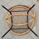 Rattan armchair 50s