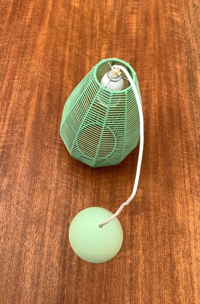 Minimalist German suspension from the mid-century by Böhmer, 1960s.