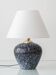 Venini Murano Glass Table Lamp, Black and White Spotted, Italy, circa 1970s