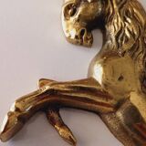 Animal bottle opener in gilded bronze