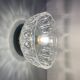 Vintage molded glass lampshade - tableware collection -
