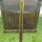 Old table in art deco chene