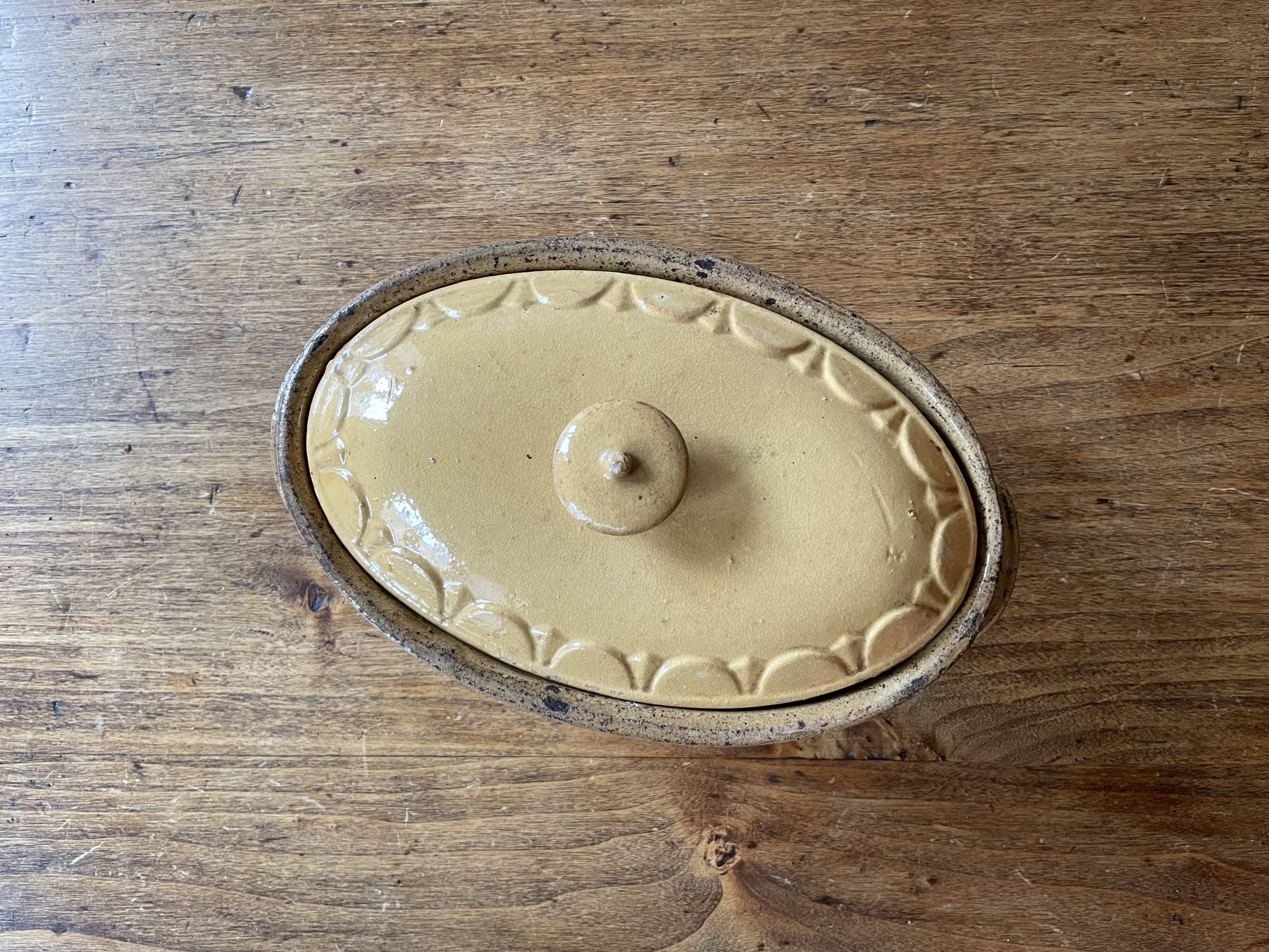 Small Alsatian terrine dish, Baeckeoffe