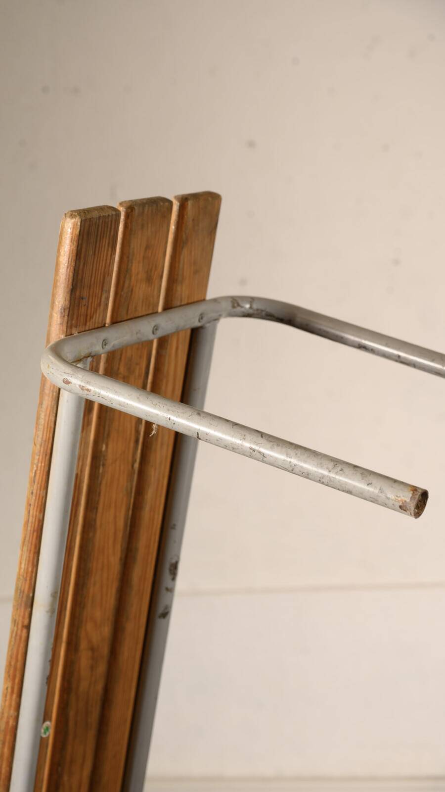 Vintage school bench