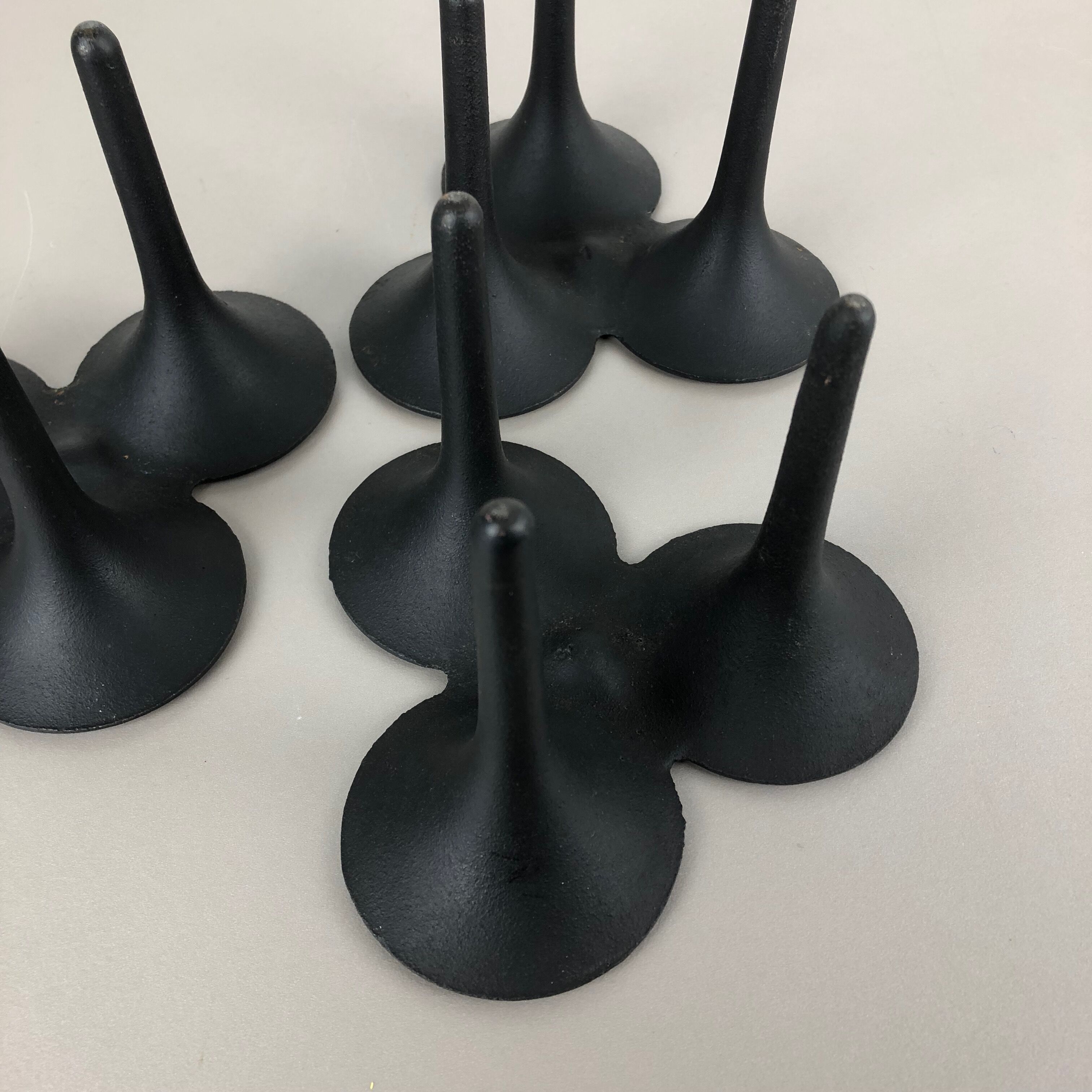Set of 3 danish candleholder "Hornblower" Christel & Christer Holmgren, 1970s