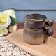 Vintage water butter dish Arts-Ceram Grand Feu – Michel Pointu, Puisaye stoneware from the 1950s