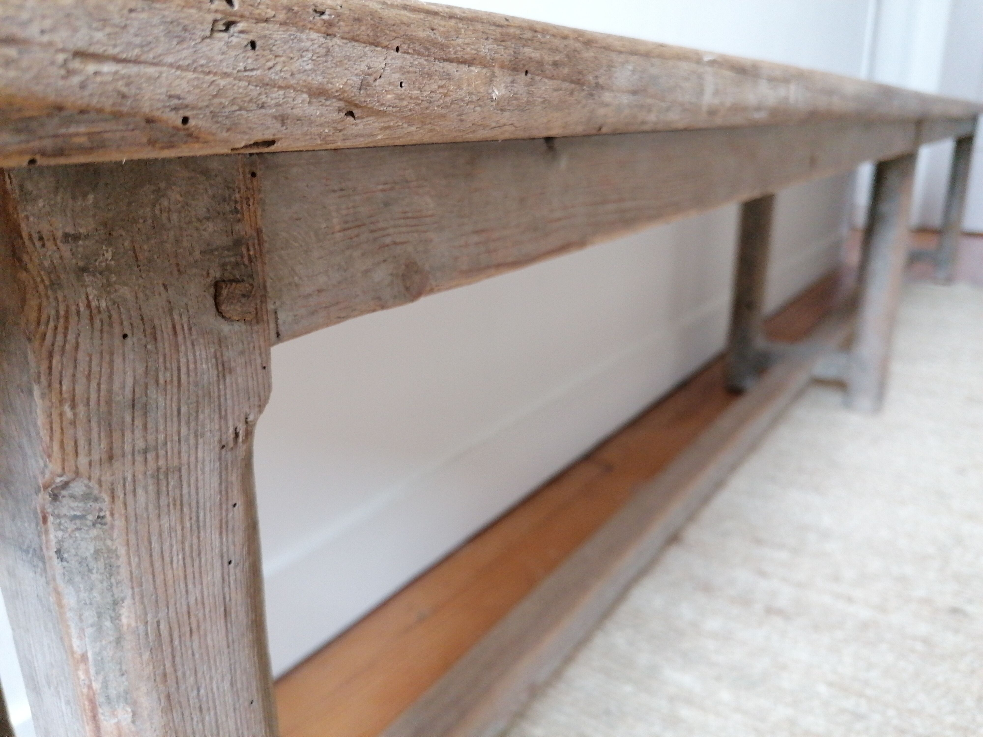Wooden bench
