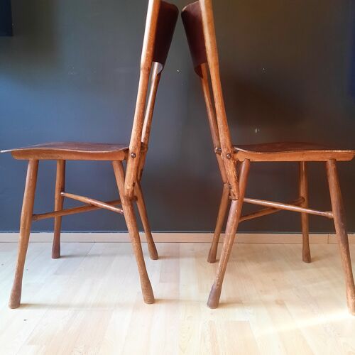 Paire de chaises Kohn Art-Nouveau