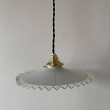 Old opaline pendant light