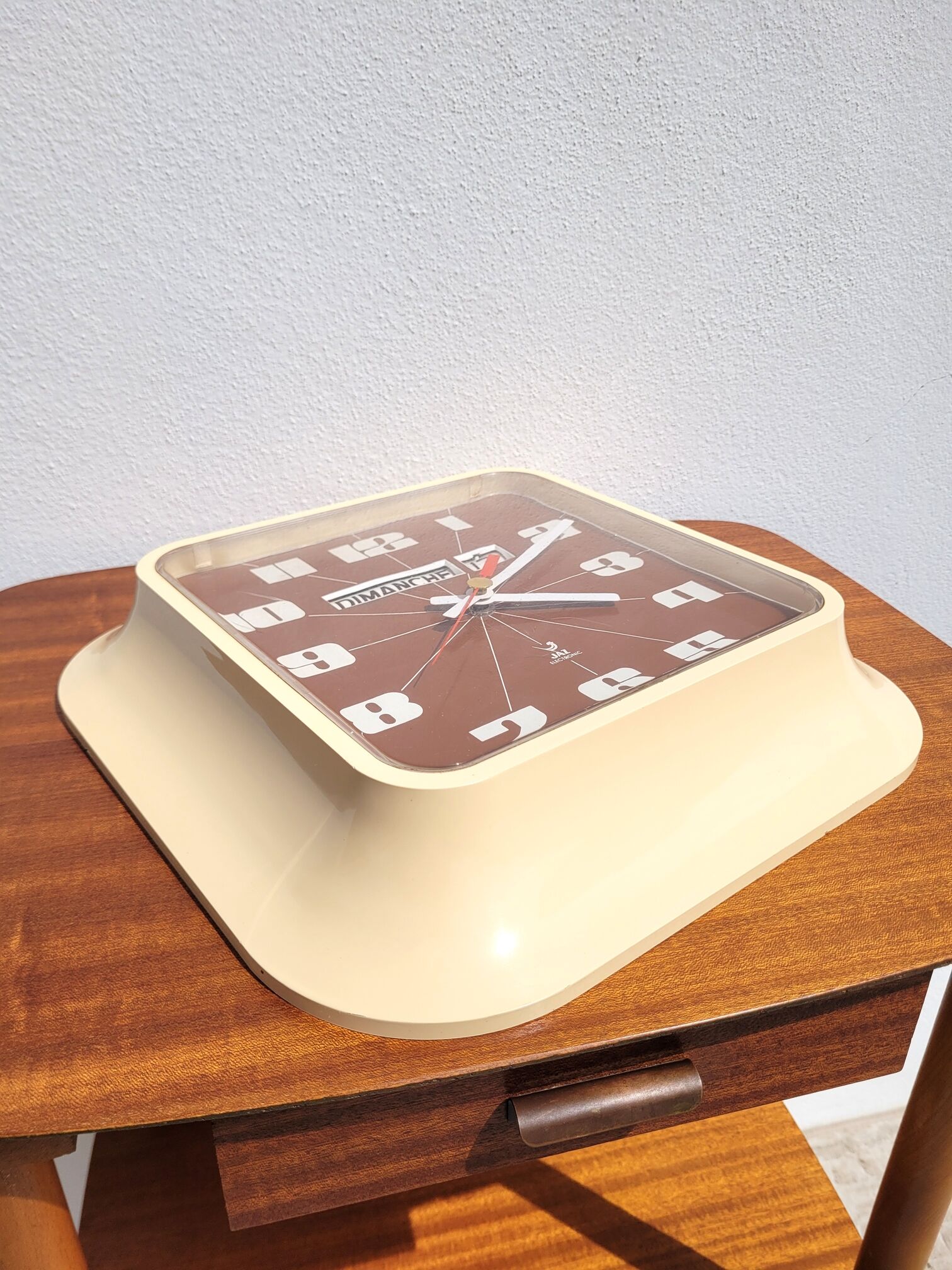 Large vintage Jaz wall clock 1970