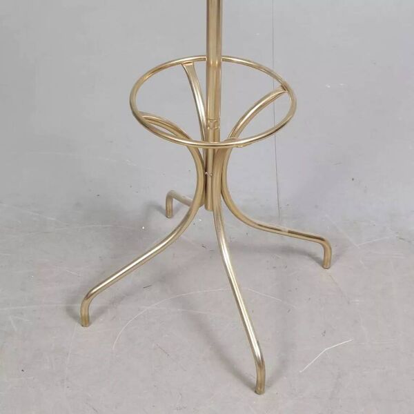 Porte manteau vintage métal doré 1960