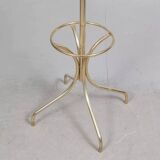 Porte manteau vintage métal doré 1960