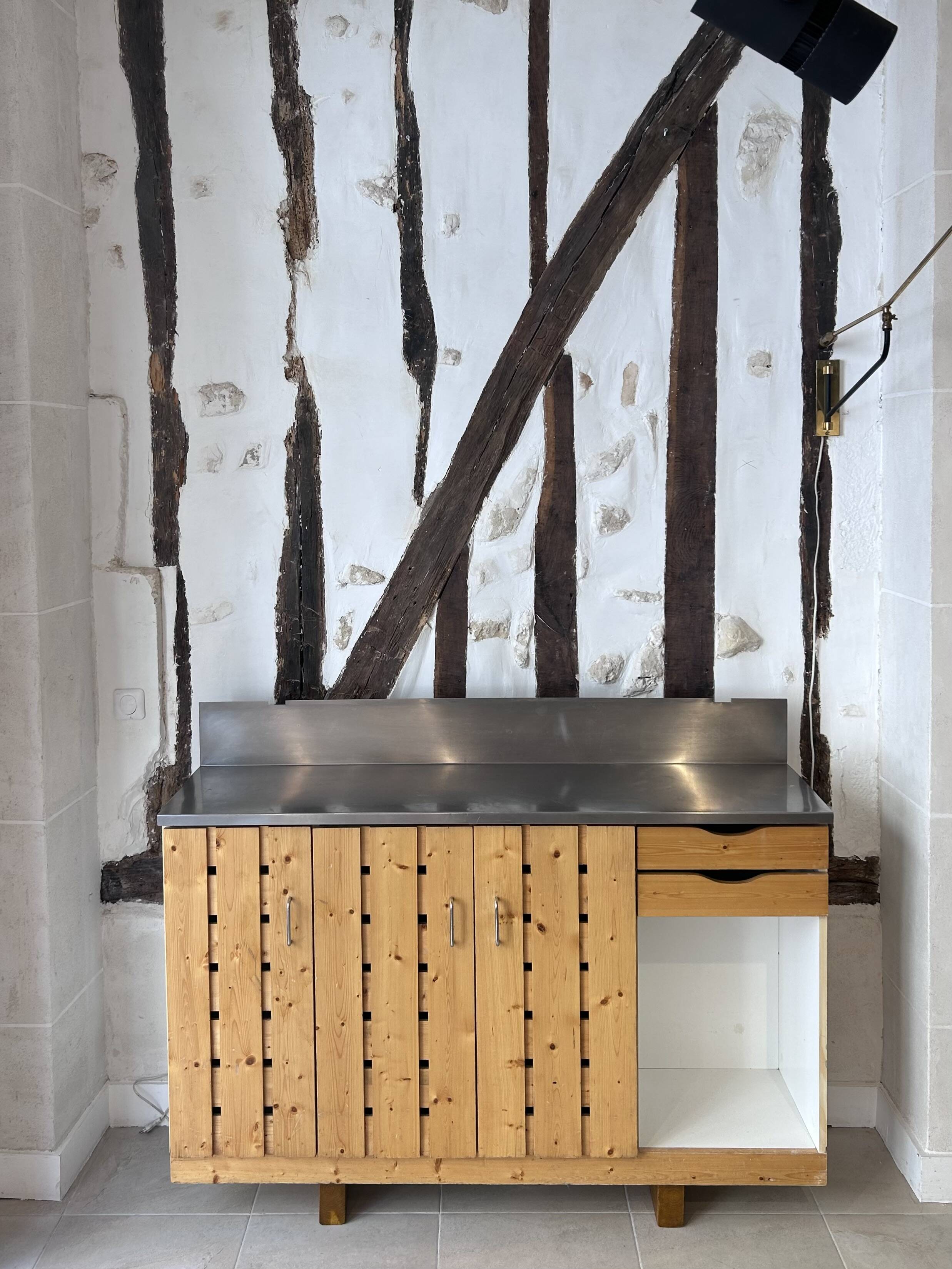 Armoire de cuisine Charlotte Perrand Les Arcs, 1960