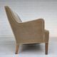 1960s, Danish 4-seater sofa, original light green furniture velour.
