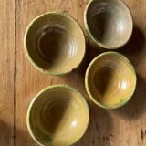 Set of 4 bowls and 1 dish