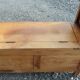 vintage solid wood chest bench (birch)