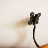 Metal and wood school hook