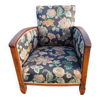 Fauteuil Art déco Noyer