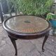 Low pedestal table