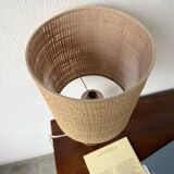 Lampe de table ananas céramique et laiton 1950