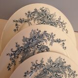 Trio of flat plates Boch brothers