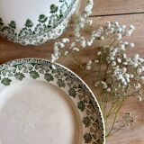 Vintage ironstone tureen and dish - Trèfle de Badonvillier model