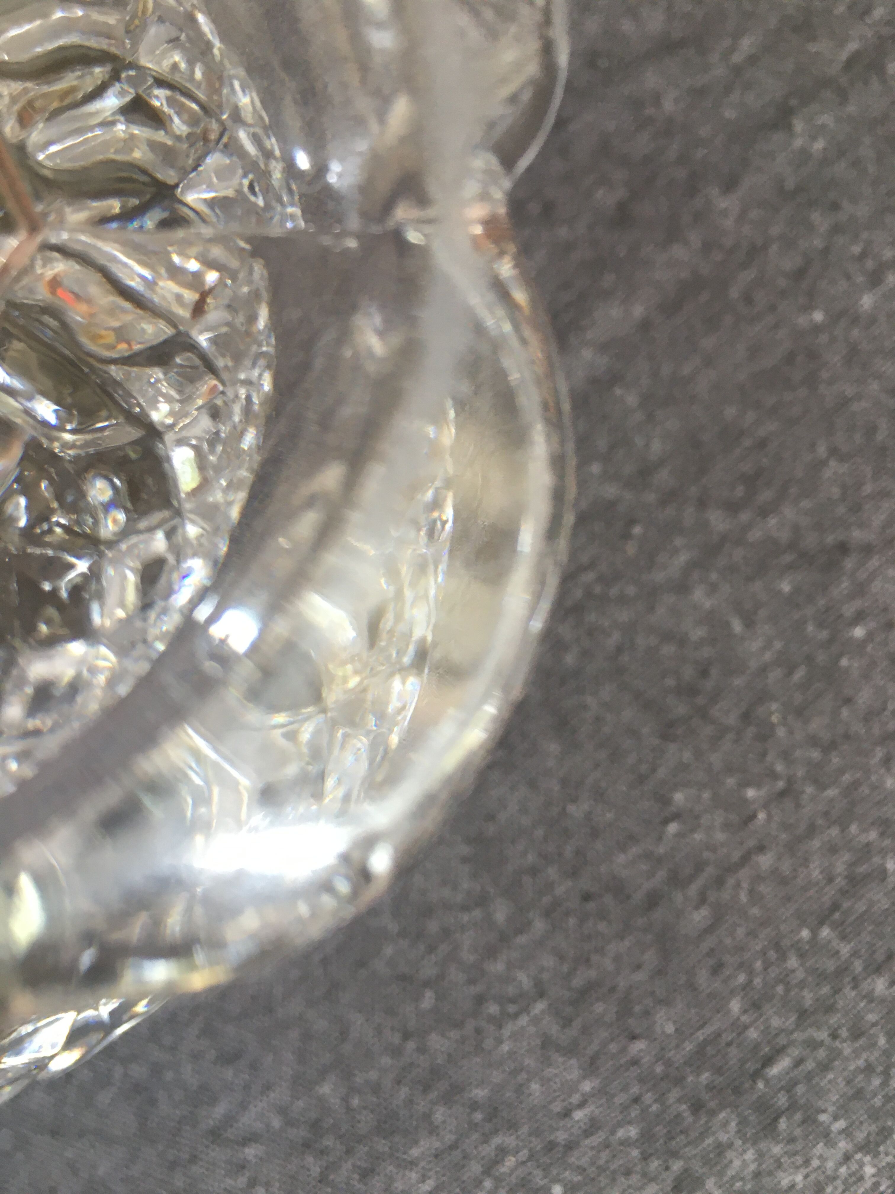 Baccarat cast crystal candy