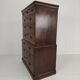 Commode haute de campagne George III / coffre sur coffre