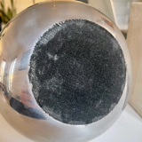 Stainless steel vase space age 1970