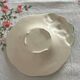 2 vintage barbotine dishes - Strawberry and grape