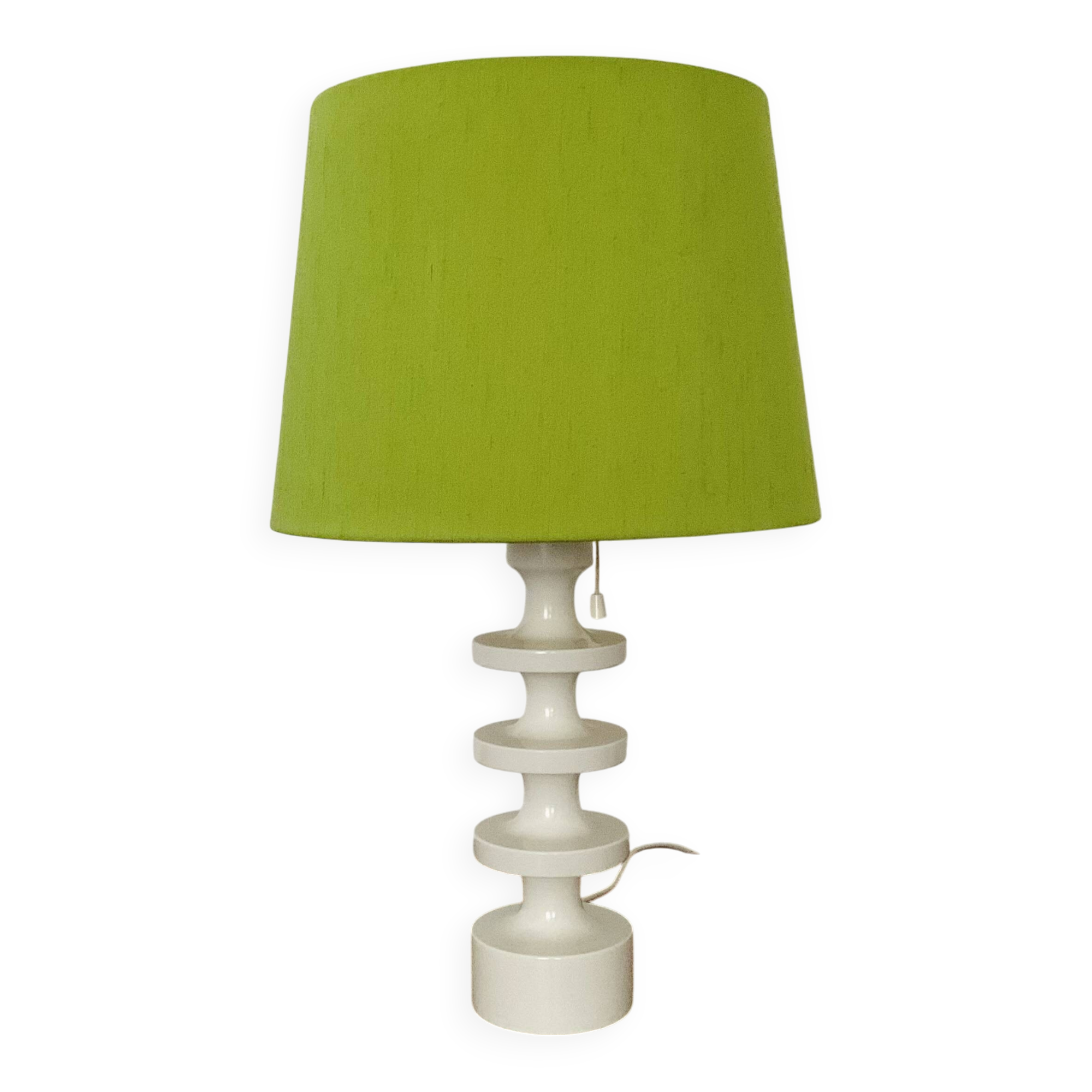 Lampe de table en bois par Uno et Östen Kristiansson