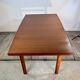 Scandinavian style extending teak table, French manufacture, 1960s