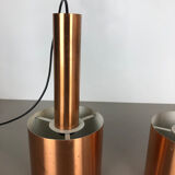Set of 2 "Club" hanging lamps by Jo Hammerborg Fog & Mørup, Denmark, 1963