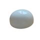 Small antique ceiling light wall sconce white opaline glass half-moon 15 cm