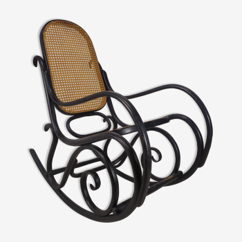 Rocking-chair curved wood