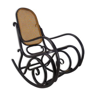 Rocking-chair curved wood