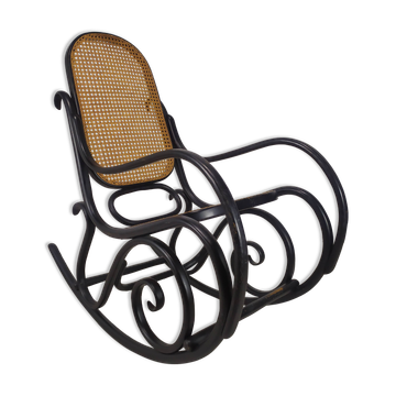 Rocking-chair curved wood