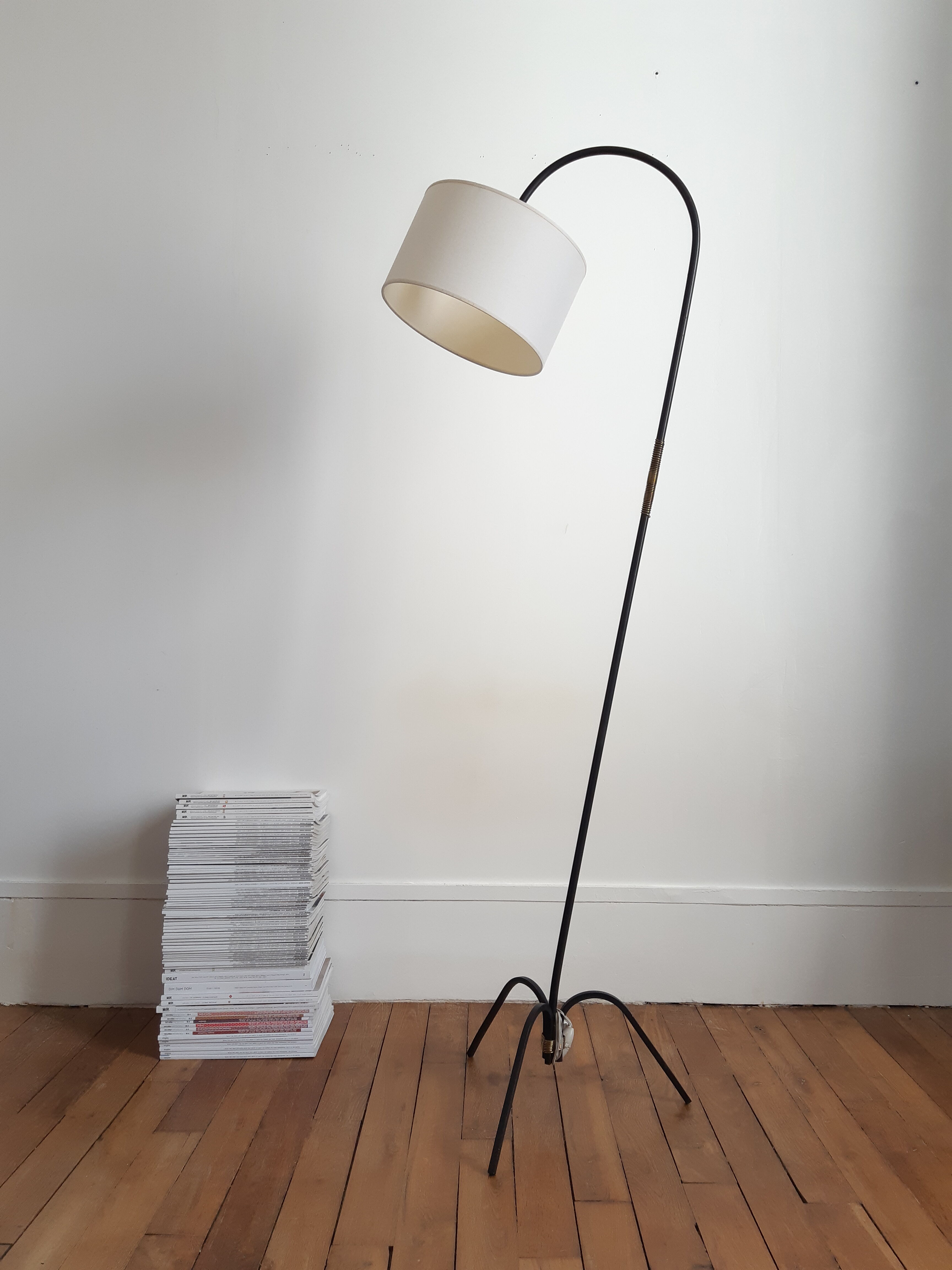 Vintage tripod floor lamp