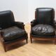 Pair of Louis XVI style armchairs