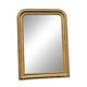 Louis-Philippe gilded mirror with mercury glass 89x65cm