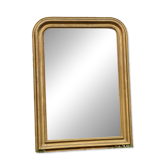Louis-Philippe gilded mirror with mercury glass 89x65cm