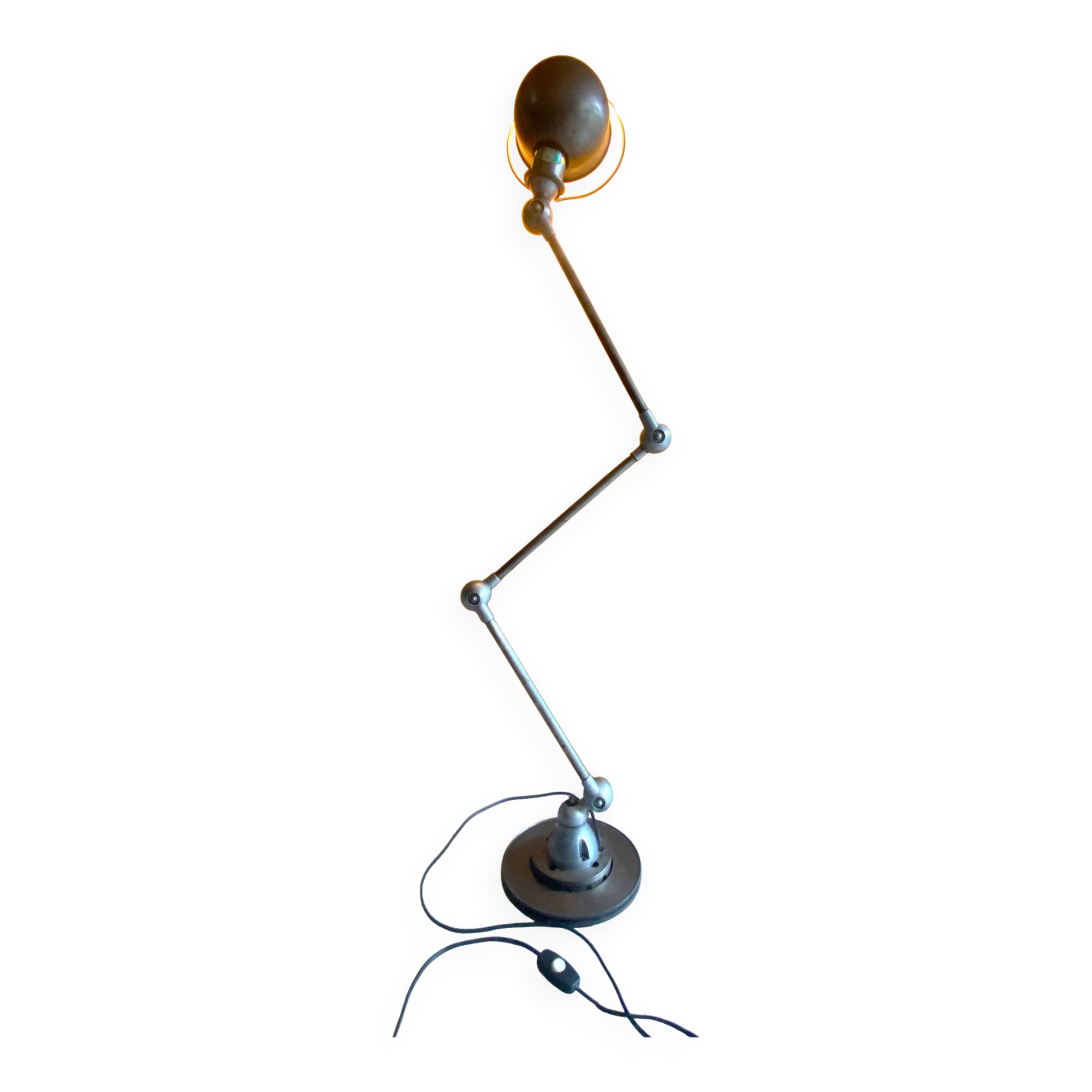 Jieldé lamp with 3 arms, 40cm on a stand.