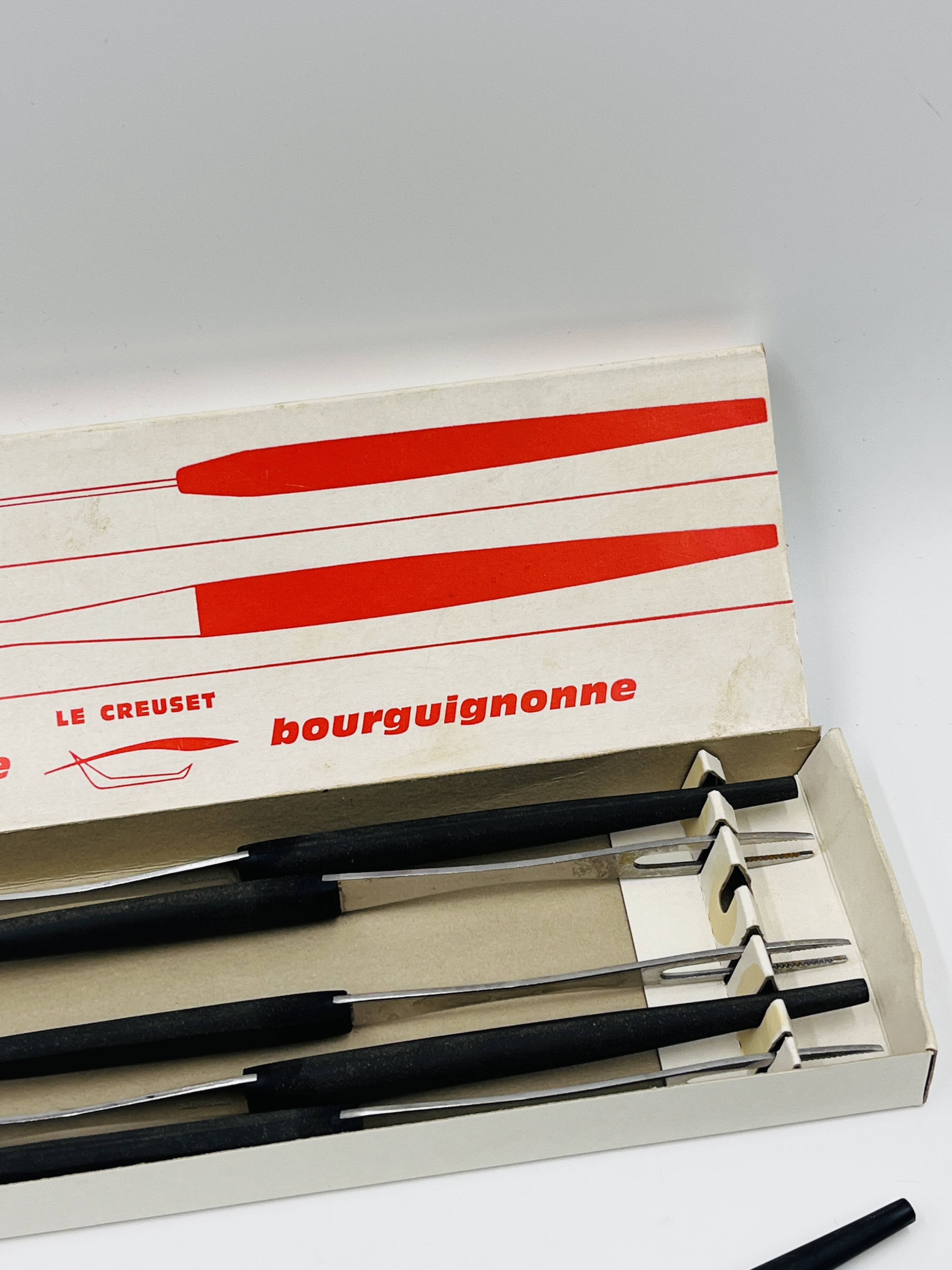 Set of 6 Bourguignonne Fondue Forks Le Creuset