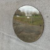 Old round mirror