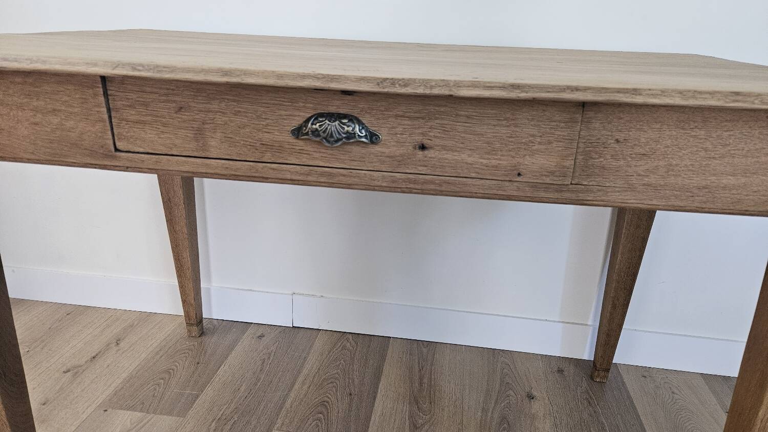 Solid wood farmhouse table