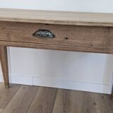 Solid wood farmhouse table