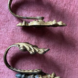 Pair of embraces gilded bronze