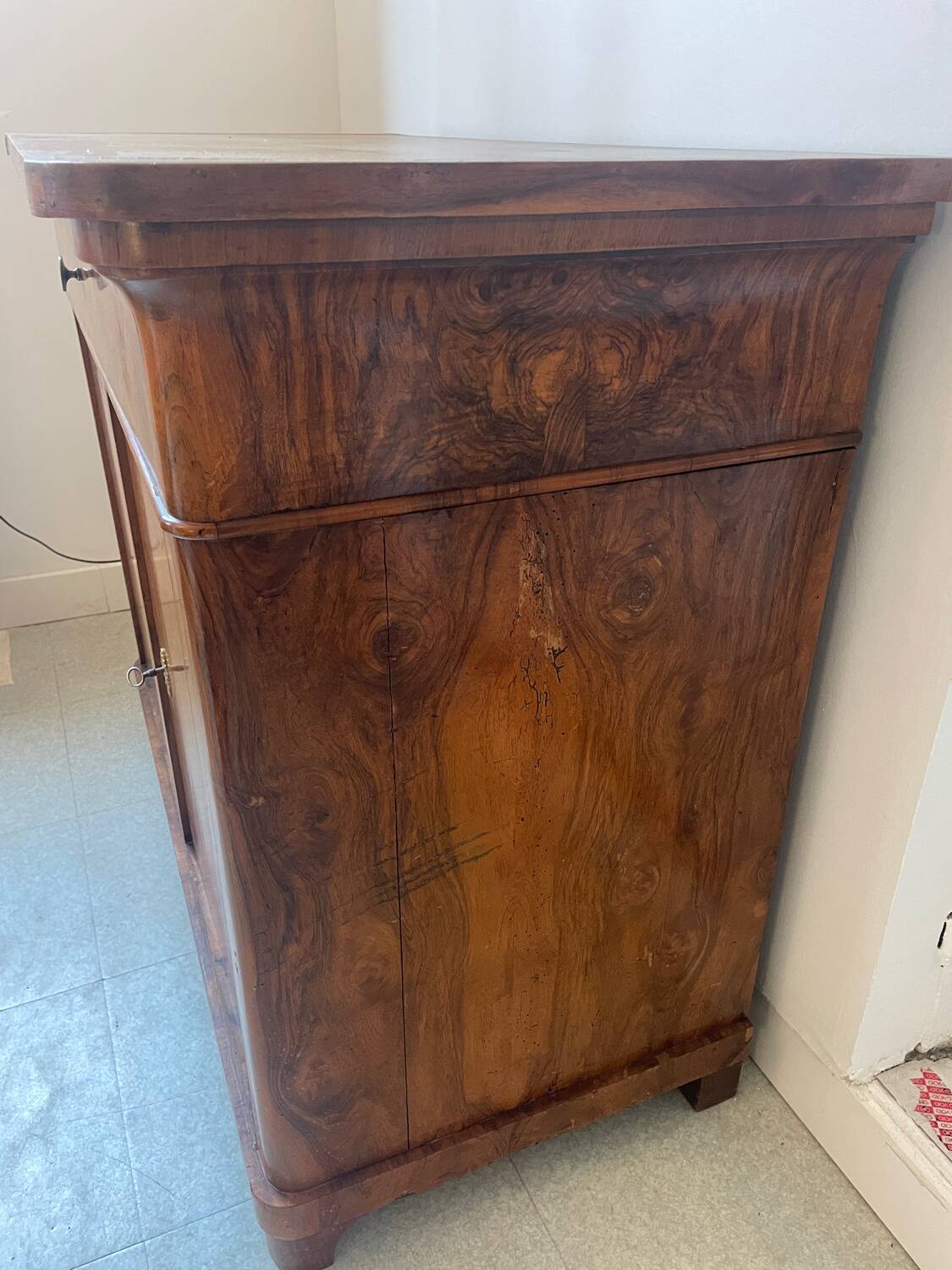 Empire sideboard in burr walnut